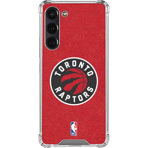 NBA Toronto Raptors Distressed Galaxy S23 FE Clear Case